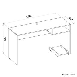 Conjunto Gamer Pixel Armário Alto e Baixo e Mesa para Computador Preto/Vermelho - PR Móveis - 7