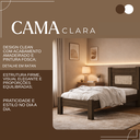 Ver imagem 5 de Cama de Solteiro Clara Chocolate para Quarto Estilo Moderna Rattan Resistente de Mdf