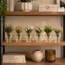 Ver imagem 5 de Kit 24 Mini Vasos Decorativos Vidro 7x10cm Lyor Diamante Flores Centro de Mesa Eventos Restaurantes