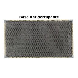 Tapete Sisal Sala 1,50 x 2,00 Antiderrapante Preto S-552 - 2