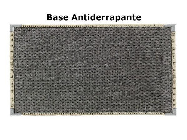 Tapete Sisal Sala 1,50 x 2,00 Antiderrapante Preto S-553 - 2