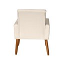 Ver imagem 3 de Poltrona Decorativa Mel Suede Bege Dal Poz Estofados