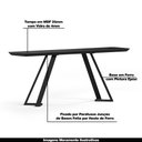 Ver imagem 3 de Aparador Decorativo 180cm Efron Preto - Gran Belo