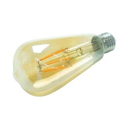 Lâmpada Filamento LED Vintage E27 St64 Ambar Ali48 - 3