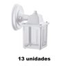13 Luminária Arandela Plastico Externo Colonial Retrô Branco Alz19 - 2