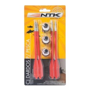 CONJUNTO DE DARDOS PARA PESCA com 4PC UNICA