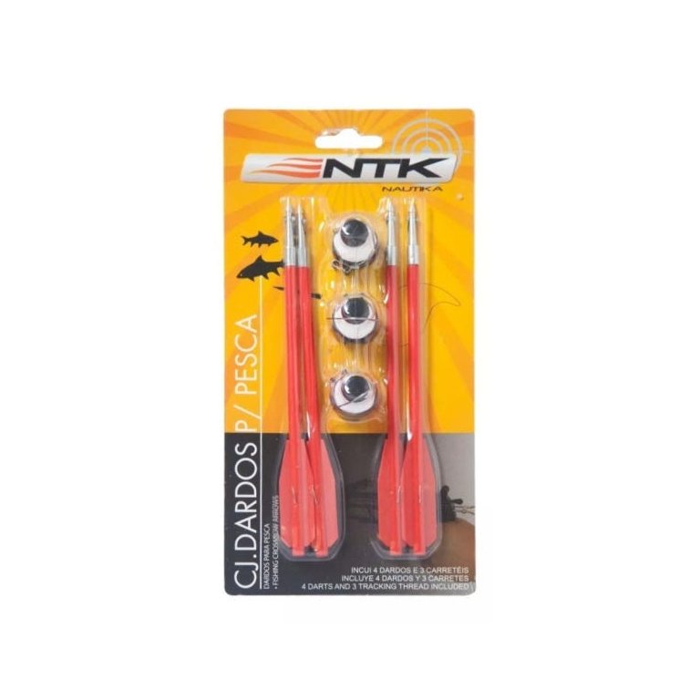 CONJUNTO DE DARDOS PARA PESCA com 4PC UNICA