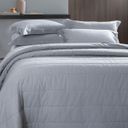 Ver imagem 2 de Cobre Leito 200 Fios Tinto Chambret Kacyumara Chumbo Solteiro 180x240cm