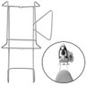Suporte para Ferro de Passar e Tábua de Passar Roupas para Parede em Aço Branco - 3