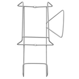 Suporte para Ferro de Passar e Tábua de Passar Roupas para Parede em Aço Branco - 1