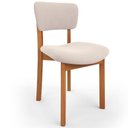 Ver mais imagens de Mesa para Sala de Jantar Ourense com 06 Cadeiras Sala de Jantar Dara L02 Suede Bege - Lyam Decor