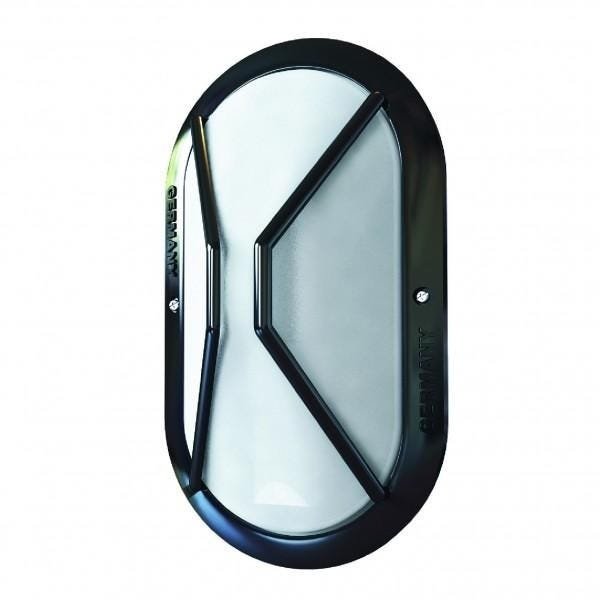 8 Un Luminária Arandela Externa Tartaruga Piramide Germany 5100 Preta