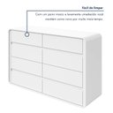 Ver imagem 6 de Cômoda para Quarto 8 Gavetas 152x96cm Loop