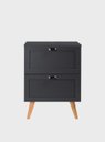 Ver imagem 1 de Gabinete para Banheiro com Tampo 60cm Retro Mdf Milano - On Móveis Cor:grafite