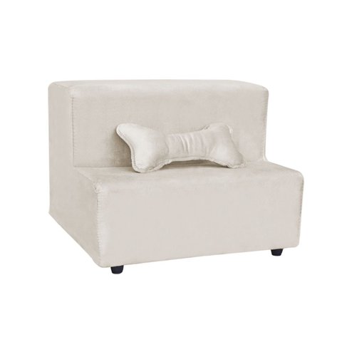 Escada Pet 2 Degraus para Cachorros Almofadada em Veludo Várias Cores Rampa Brinde Pet Luxo Conforto