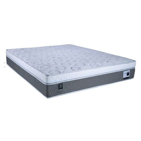 Colchão Mega Sono Superlastic Eurotop + Cama Box Baú Branco - com Box Baú | 193x203 - King
