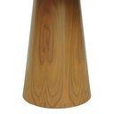 Ver imagem 4 de Mesa de Jantar Tampo em Vidro Base Cone Ø120 Laminado Cinamomo Natural-tampo Ø120cm Branco/vidro
