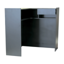 Ver imagem 6 de Balcão em L para Atendimento Caixa Recepção de Canto Consultório Loja Valet Mdf Preto