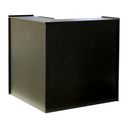 Ver imagem 5 de Balcão em L para Atendimento Caixa Recepção de Canto Consultório Loja Valet Mdf Preto