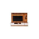 Ver imagem 3 de Estante Home para Tv até 75 Polegadas Noble 225cm com Torre Nicho Led Jequitiba/off White