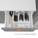 Ver mais imagens de Cozinha Pérola 3 Peças com Cristaleira Yescasa