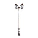 Ver imagem 1 de Poste Colonial Jardim Verona 02 Luminárias Alumínio 211cm