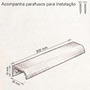 Ver imagem 2 de Kit 20 Puxadores Drop 30 cm Alumínio de Sobrepor para Móveis Branco