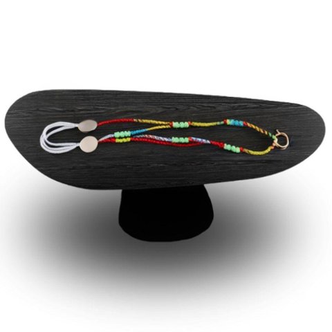 Mesa de Jantar Cone Organica 180x100cm Cor Ébano