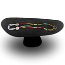Ver imagem 1 de Mesa de Jantar Cone Organica 180x100cm Cor Ébano
