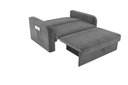 Ver imagem 3 de Sofá Cama Daiane 2 Lugares com Baú Veludo Cinza Matrix