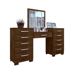 Conjunto para Quarto de Cômodas e Penteadeira Pétala Malbec - 2