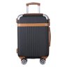 Mala De Viagem Pequena 8 Rodas 360º Santino Athena Preta - 1