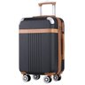 Mala De Viagem Pequena 8 Rodas 360º Santino Athena Preta - 2