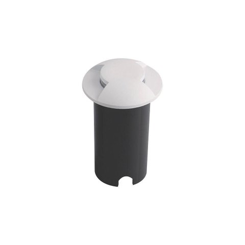 Balizador Astraled Brecher Redondo de Embutir Led 1w Bivolt Branco 3000k Luz Amarela Bl-5024