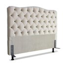 Ver imagem 1 de Cabeceira Casal 138 - Bello Box - Dunas Suede Bege