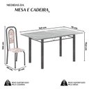 Ver imagem 3 de Conjunto Sala de Jantar com 6 Cadeiras Lara