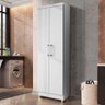 Armário Multiuso 2 Portas 188x50 Sapateira Branco Repleta - 1