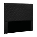 Ver imagem 1 de Cabeceira Cama Box Solteiro 90 Cm Dubai Veludo S04 - D'Rossi Cor Preto