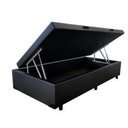 Ver imagem 1 de Cama Box Baú Solteiro 88x188x040 Premium Corino Preto