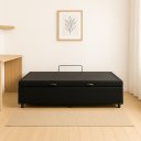 Ver imagem 5 de Cama Box Baú Solteiro 88x188x040 Premium Corino Preto