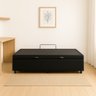 Cama Box Baú Solteiro 88x188x040 Premium Corino Preto - 5