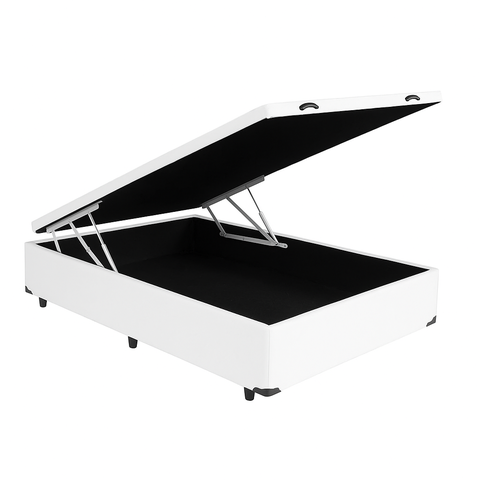 Cama Box Baú Casal Corino Branca