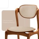Ver imagem 4 de Conjunto com 2 Cadeiras de Jantar Solaris Soft Moderna Mobília