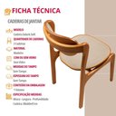 Ver imagem 5 de Conjunto com 2 Cadeiras de Jantar Solaris Soft Moderna Mobília