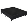 Base de Cama Box Casal 138x188 Preto Courino - 2