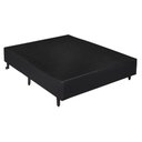 Ver imagem 2 de Base de Cama Box Casal 138x188 Preto Courino