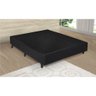 Base de Cama Box Casal 138x188 Preto Courino - 1