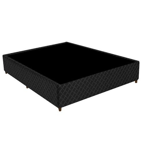 Base de Cama Box Casal 138x188 Preto Suede - 2