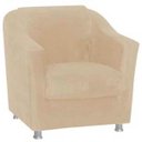 Ver imagem 1 de Poltrona Decorativa Luiza Animale Bege