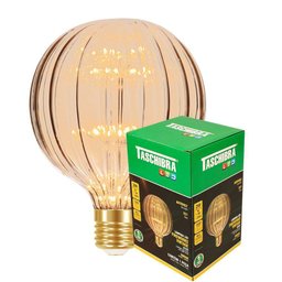 Lâmpada Led Taschibra Vintage Fireworks G125 E27 Bivolt 2200k Amarelo Âmbar - 2